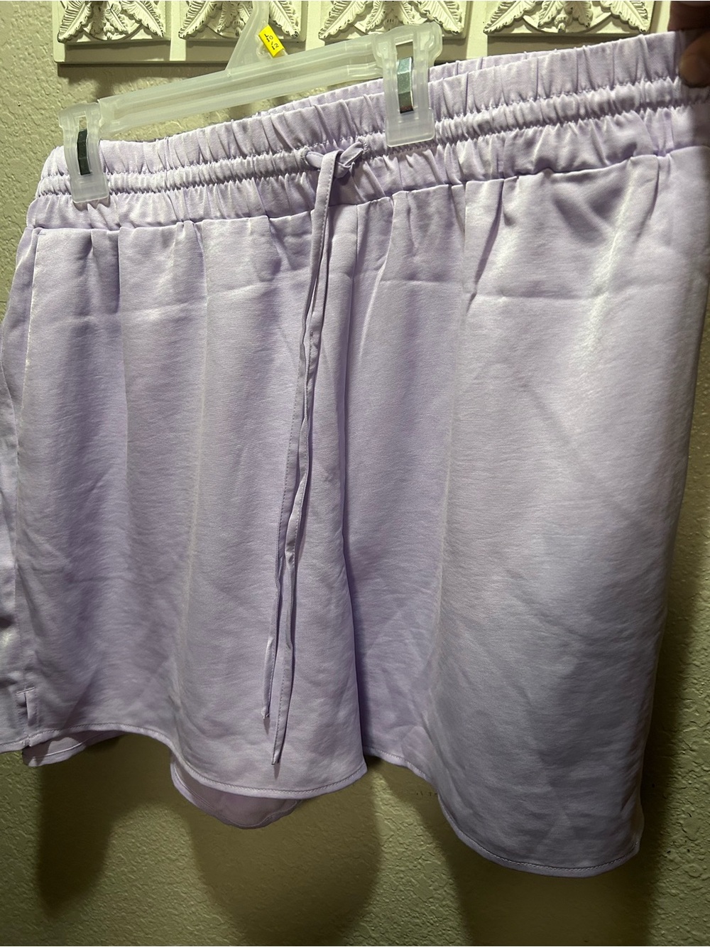 Express Lilac Drawstring Athletic Lounge Shorts